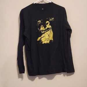 Astronaut Graphic Black Long Sleeve Tee